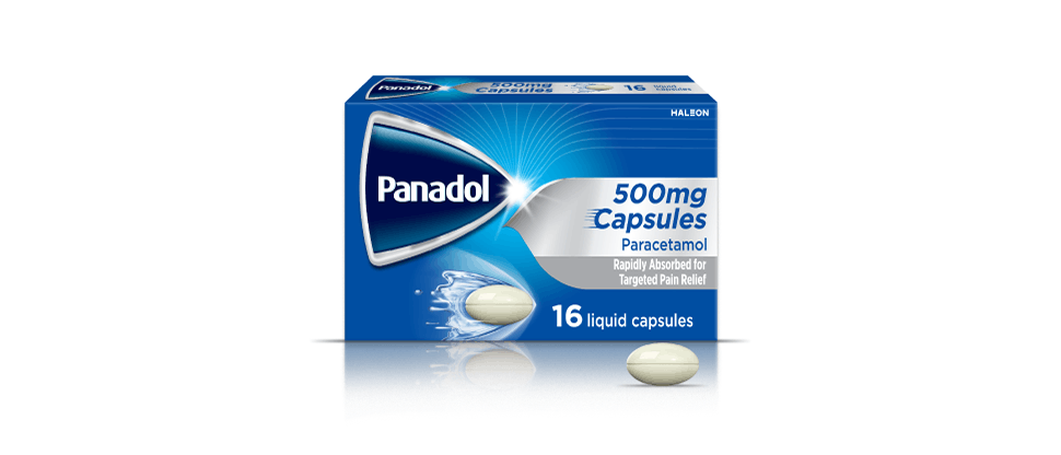 Panadol 500mg Capsules pack