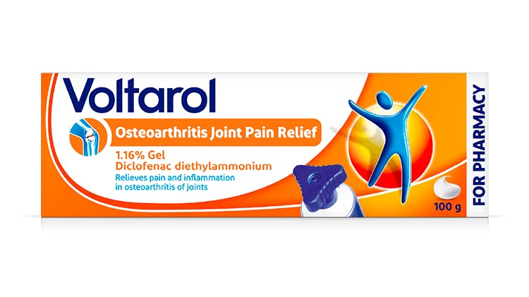 Voltarol Osteoarthritis Joint Pain Relief 1.16% Gel Diclofenac Diethylammonium