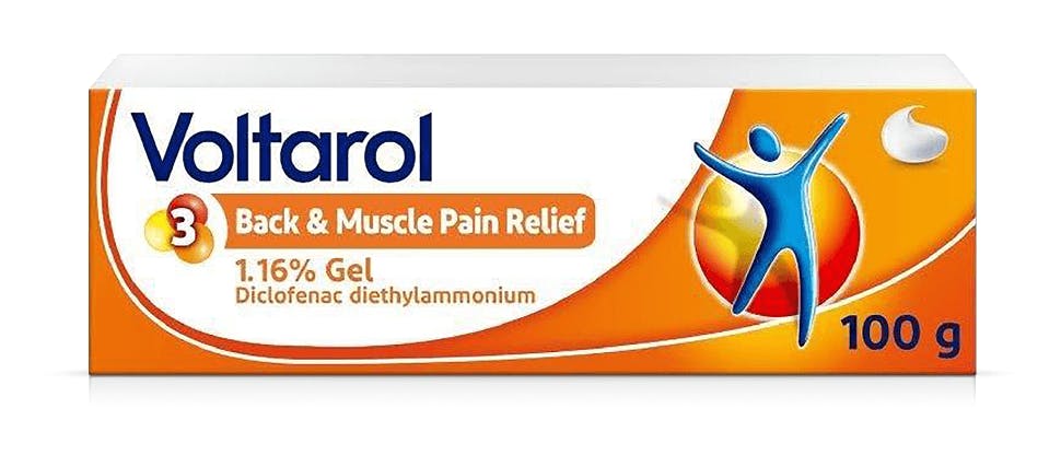 Voltarol Back and Muscle Pain Relief pack