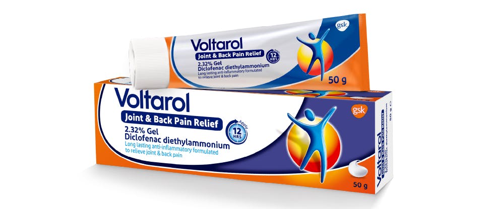 Voltarol Joint and Back Pain Relief Gel pack