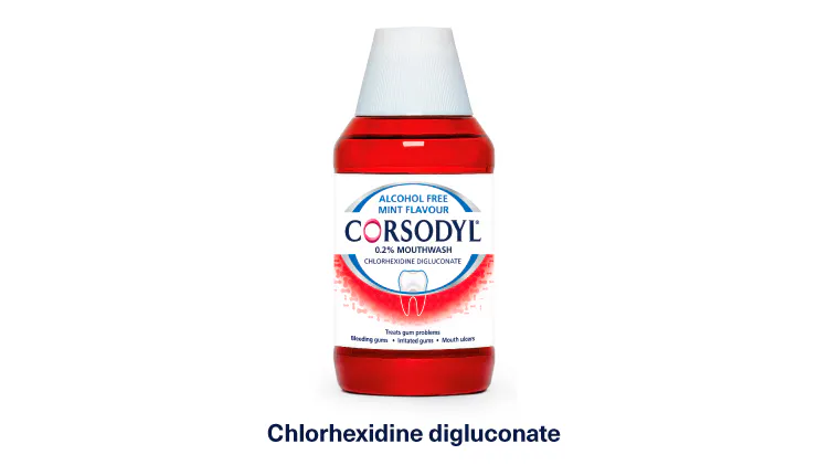 Corsodyl Alcohol Free Treatment Mouthwash packshot