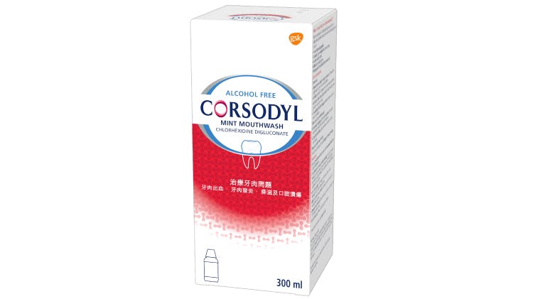 Corsodyl mouthwash pack