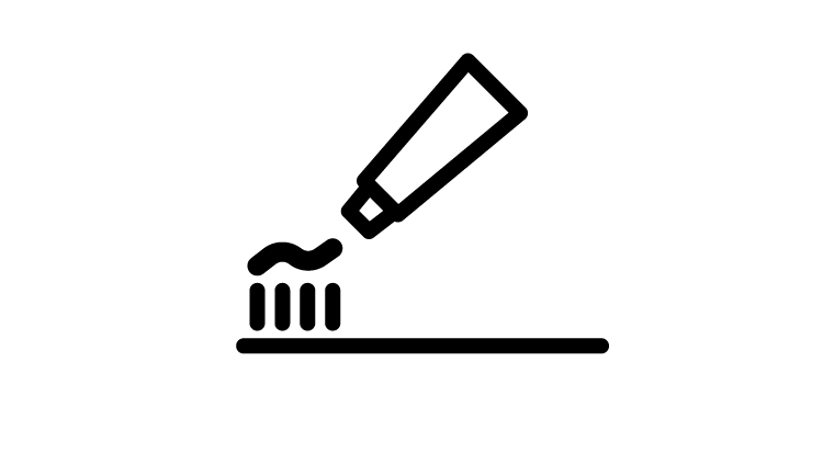 Toothbrush with paste