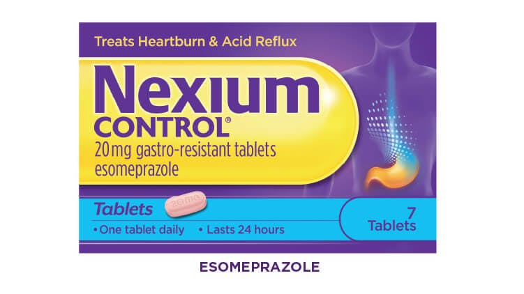 Nexium Control 7 and 14 tablet packs