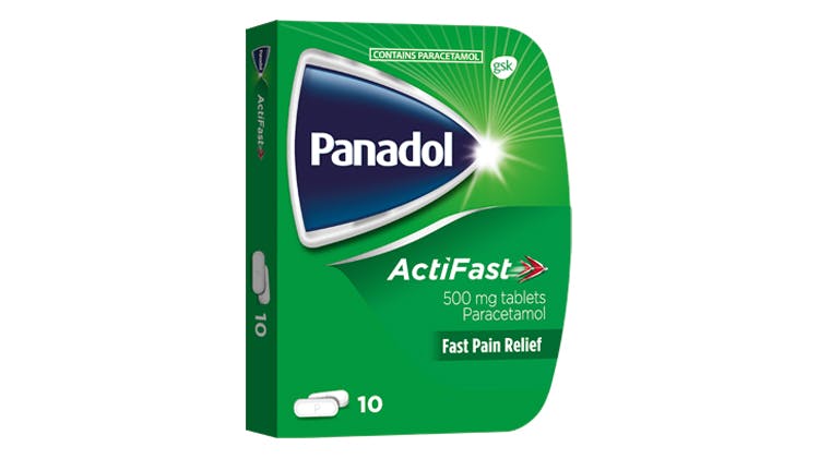 Panadol Actifast pack shot