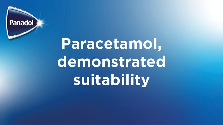 Lifestyle image. Panadol  Paracetamol - panadol unsurpassed suitability.