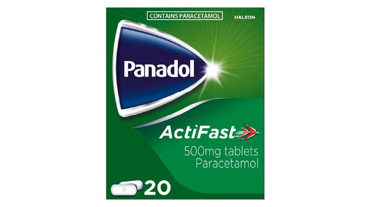 Panadol Actifast pack shot
