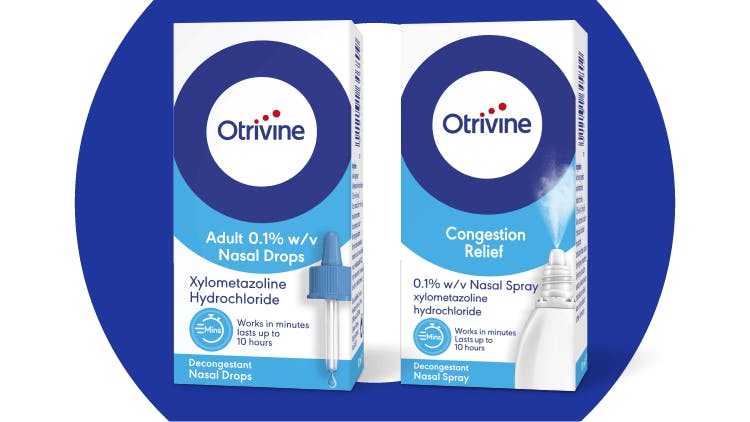Otrivine Adult nasal spray and drops packs