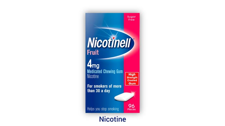 Nicotinell gum pack shot