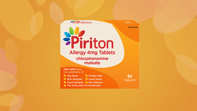 Piriton tablets pack