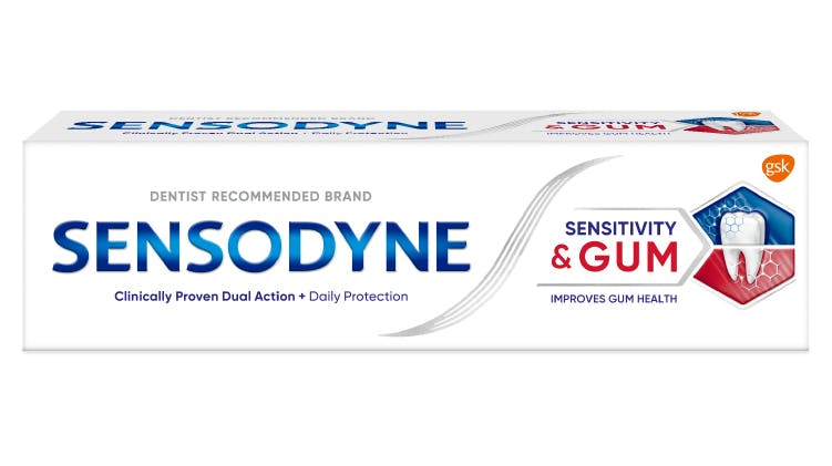 Sensodyne Sensitivity & Gum updated UK packshot