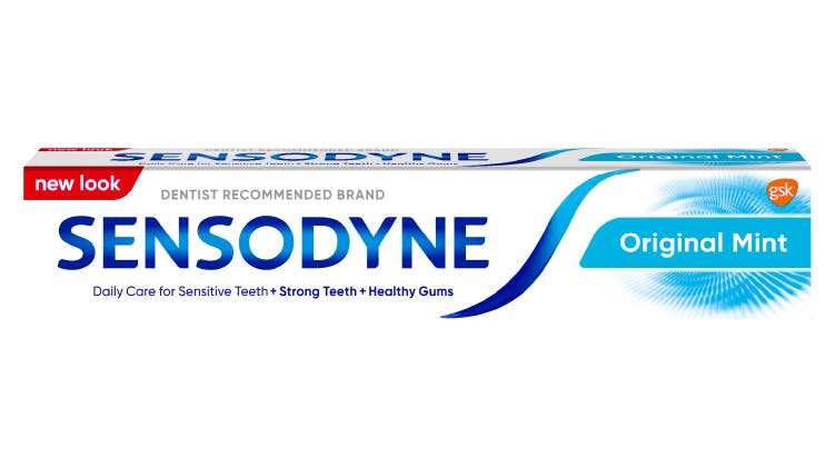 rubbing sensodyne on gums