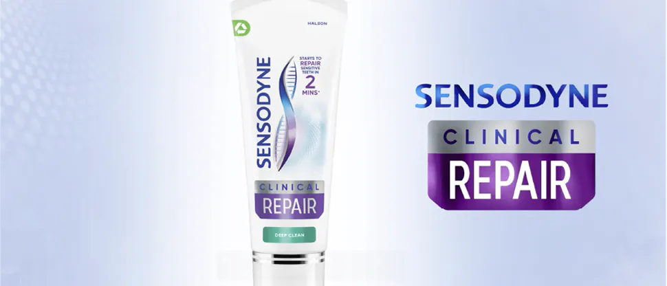 Scanning Electron Microscope image of hydroxyapatite-like layer over exposed dentine