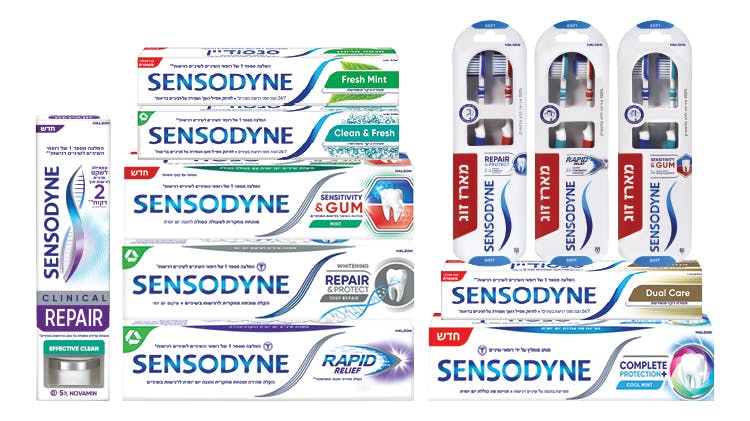 Various Sensodyne Products