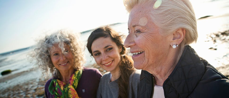 Ladies at the beach