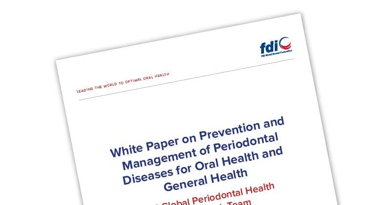 FDI white paper on prevention and management of periodontal diseases for oral health and general heath