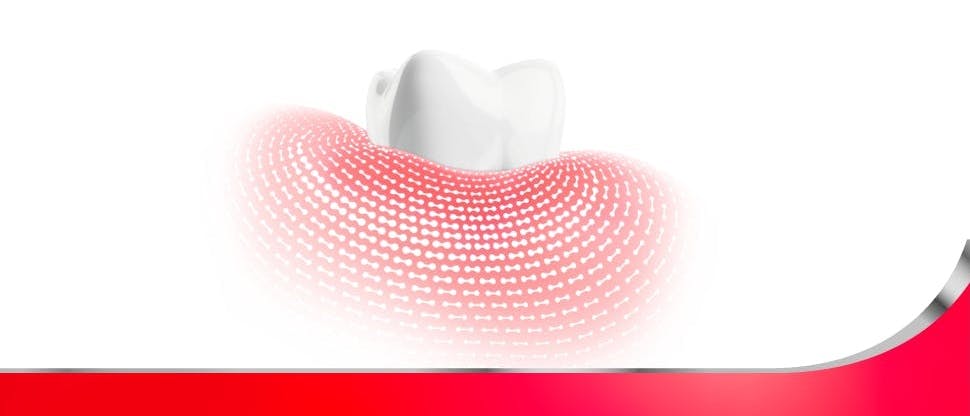 Clinically proven formulation removes plaque bacteria, enabling gums to actively repair