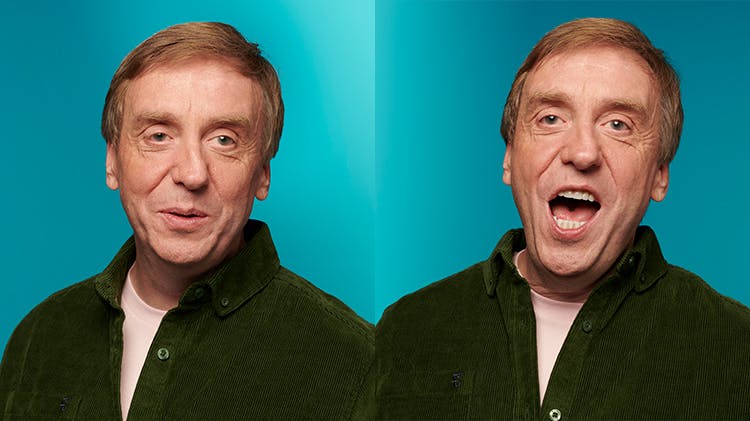 Corega user and denture wearer David singing