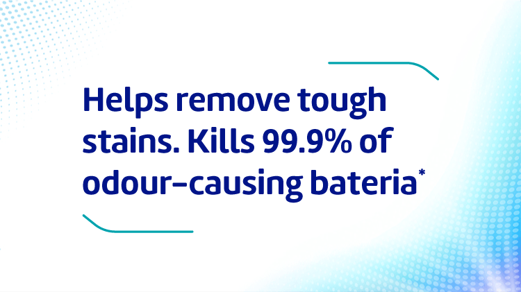 Corega denture cleansing tablets help remove stains and kill 99.9% of odour-causing bacteria in vitro