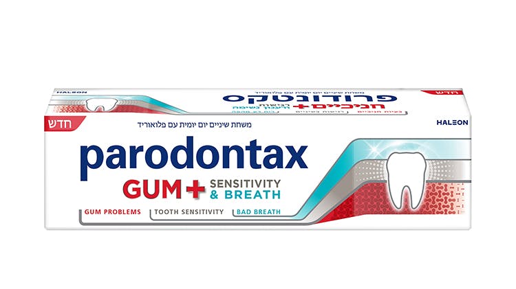 parodontax gum plus sensitivity breath packshot 