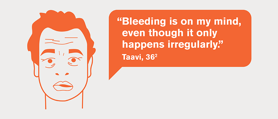Taavi has bleeding gums