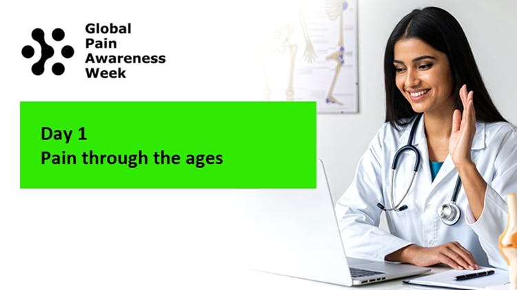 Female doctor working at laptop in hospital office, on a video conference call