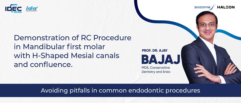 Avoiding pitfalls in common endodontic procedures: Demonstration of RC Procedure in Mandibular first molar with H-Shaped Mesial canals and confluence.  