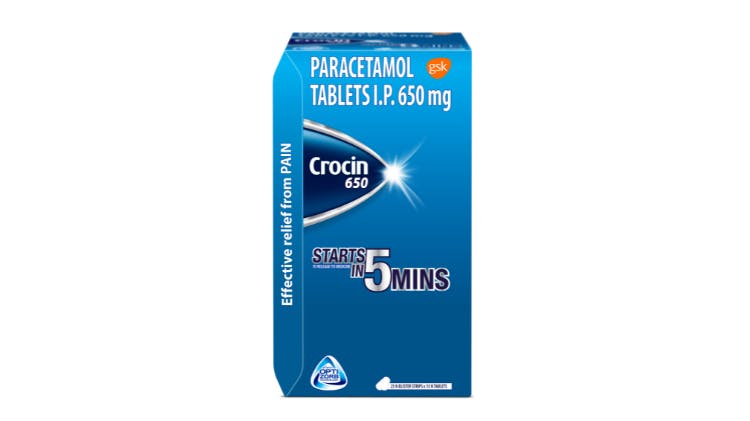 Crocin 650 pack shot