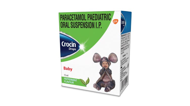 Crocin drops pack shot