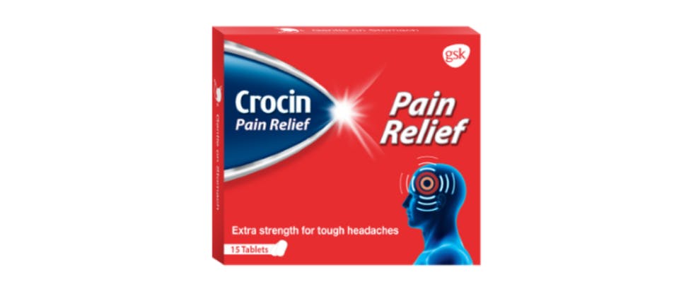 Crocin Pain Relief pack shot