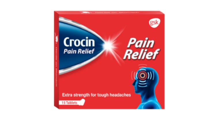 Crocin Pain Relief pack shot
