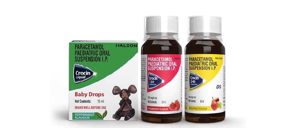 Crocin for children pack shot 