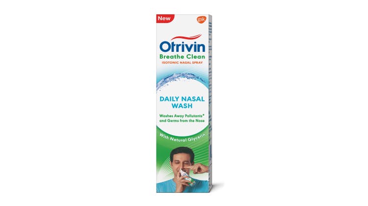 Otrivin Breathe Clean With Glycerin Nasal Spray packshot