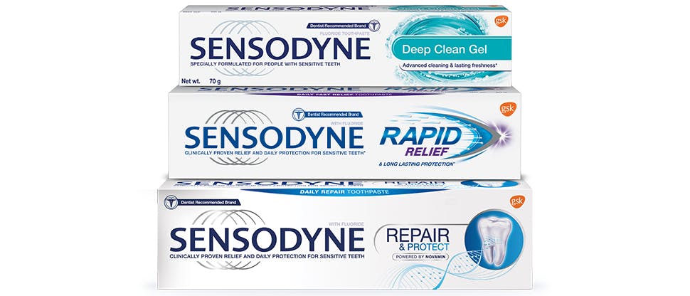 Sensodyne range