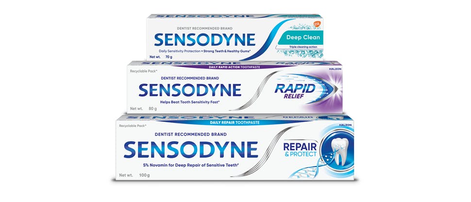 Sensodyne range