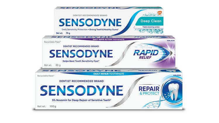 Various Sensodyne Products