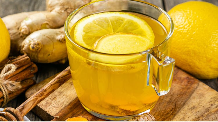 Lemon and Ginger Tea