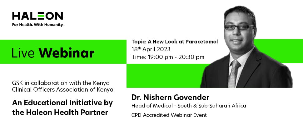 Kenya Clinical Officers Association Webinar - A New Look at Paracetamol