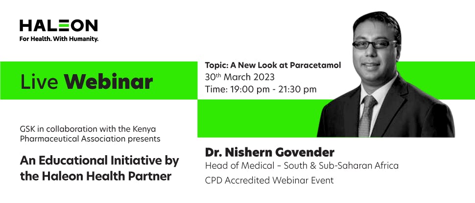 Kenya Pharmaceutical Association Webinar - A New Look at Paracetamol