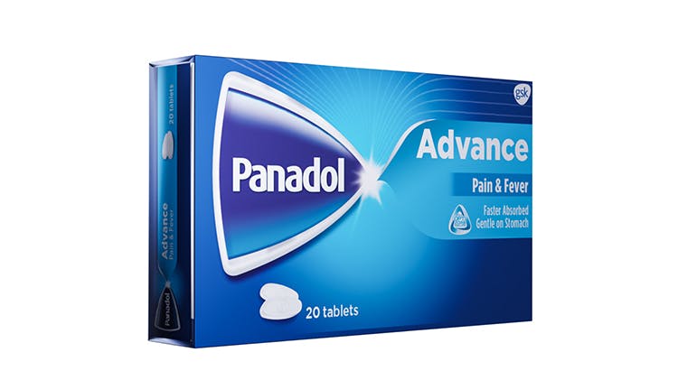 Panadol Advance pack shot