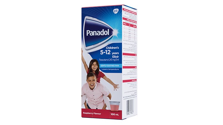 Panadol Elixir pack shot