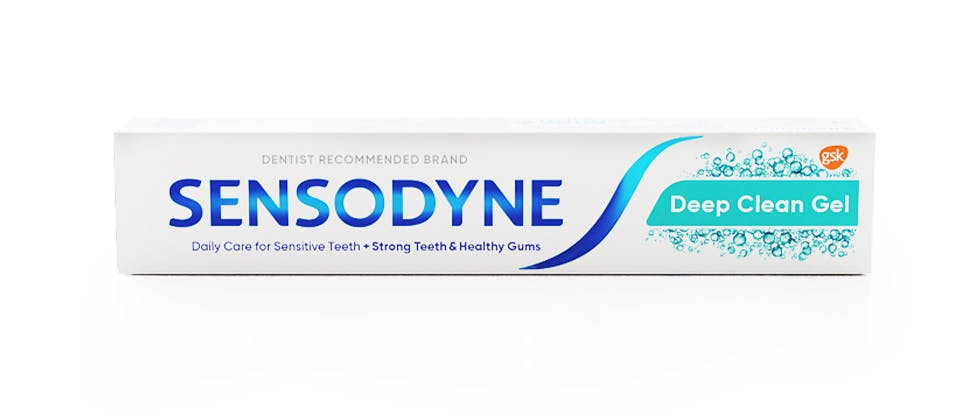 Sensodyne Deep Clean - essential care range toothpaste packshot