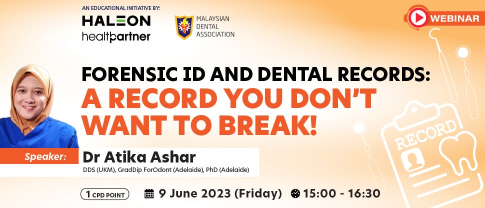 Forensic ID and dental records