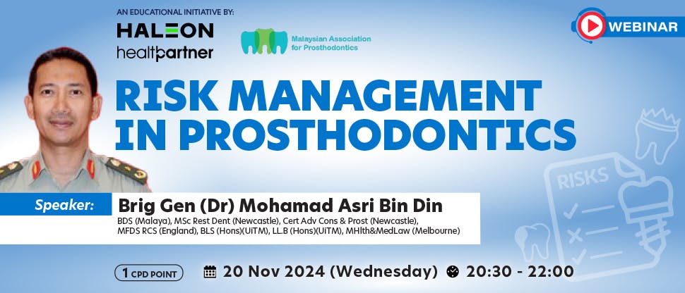 Risk Management in Prosthodontics