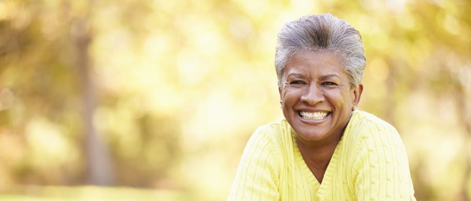 Smiling woman