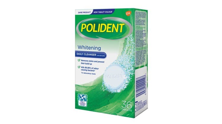 Polident whitening cleanser packshot