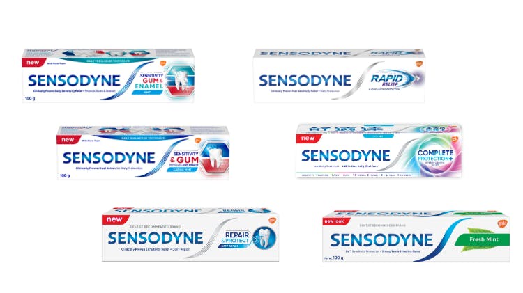 Sensodyne range