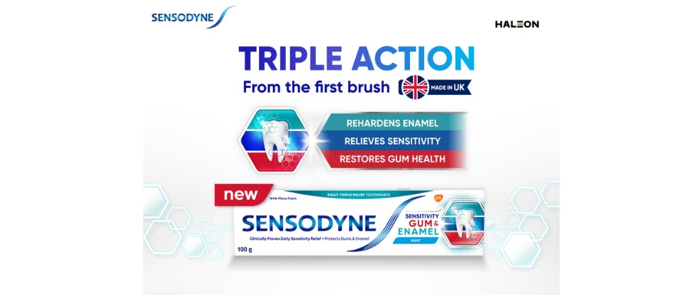 Sensodyne Sensitivity Gum & Enamel – triple action, one toothpaste