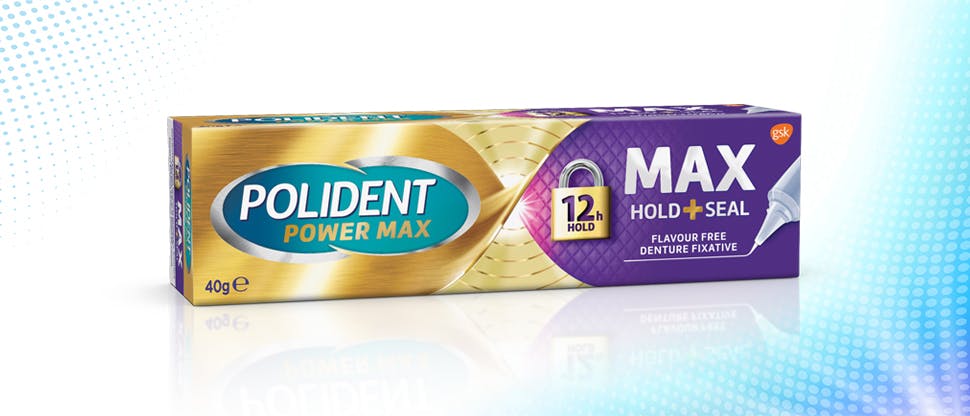 Polident Max Hold + Seal adhesive pack