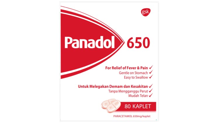 Panadol 650mg packshot